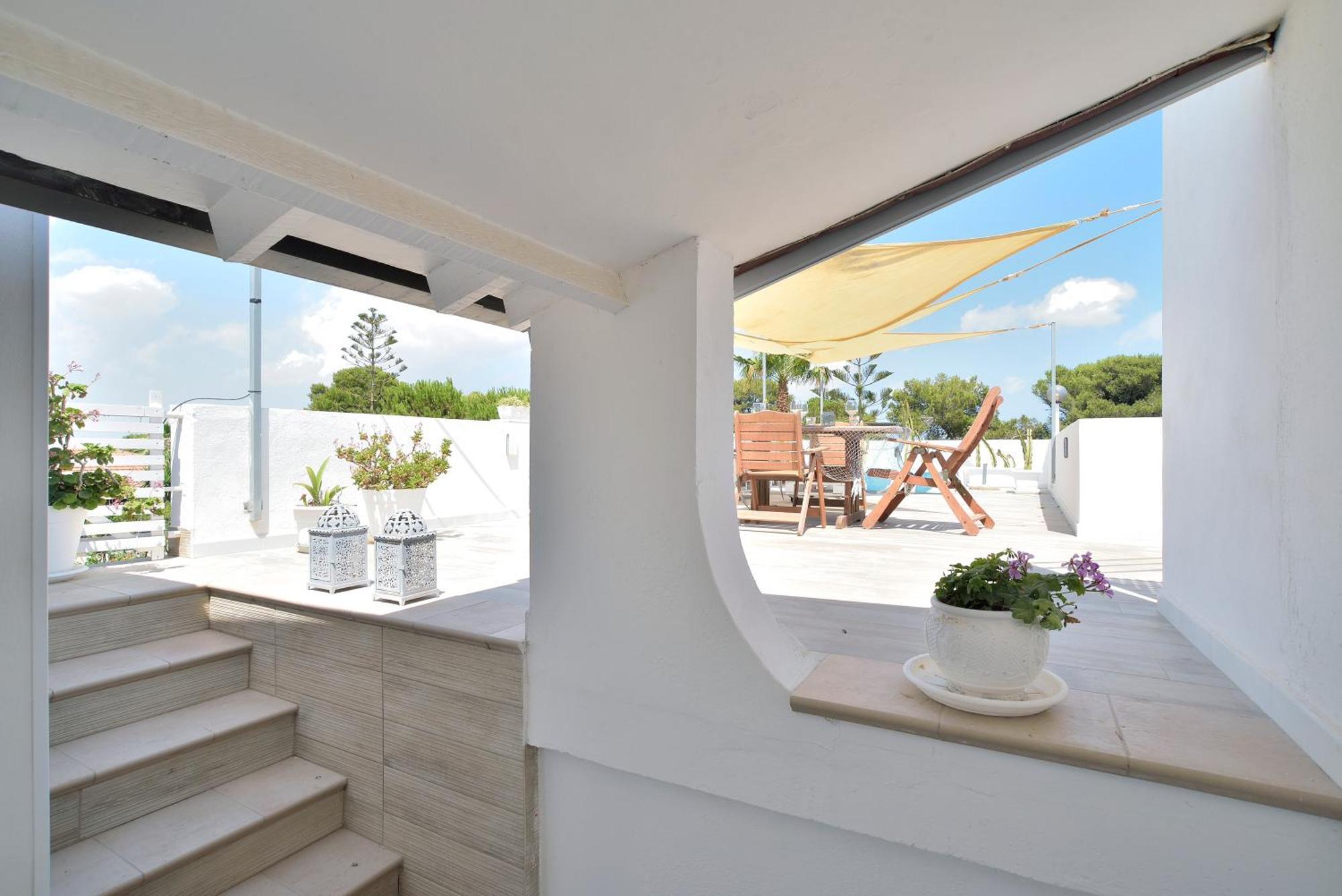 Romantic House Terrazza Vista Mare Santa Maria Del Focallo Bilik gambar